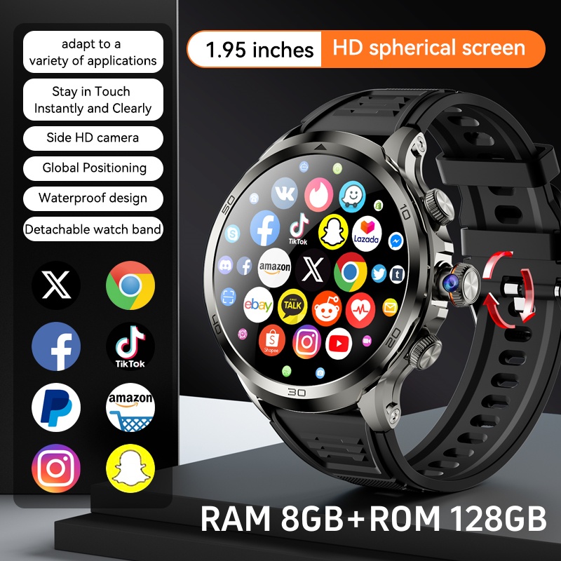 Seaweed Snack - Smartwatch original do Android 10.0 do