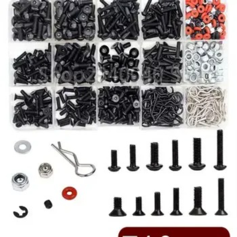 500 pçs universal rc parafuso  - Nuts Mix avaliação e preço