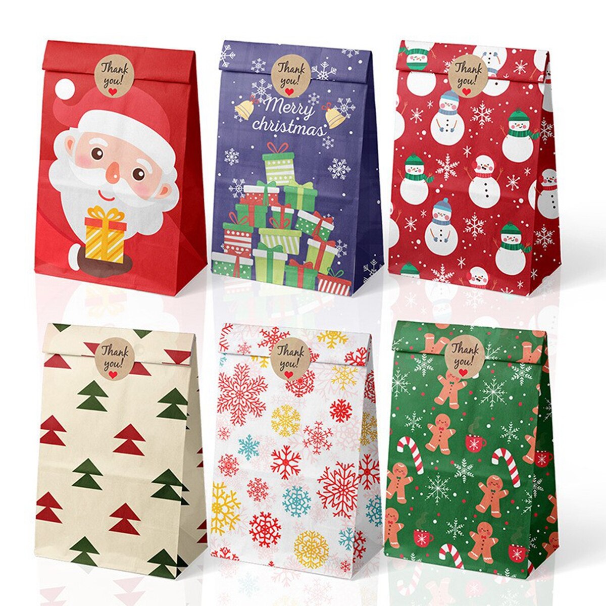 8 pçs/12 pçs papel kraft doces - Cookies Pack avaliação e preço