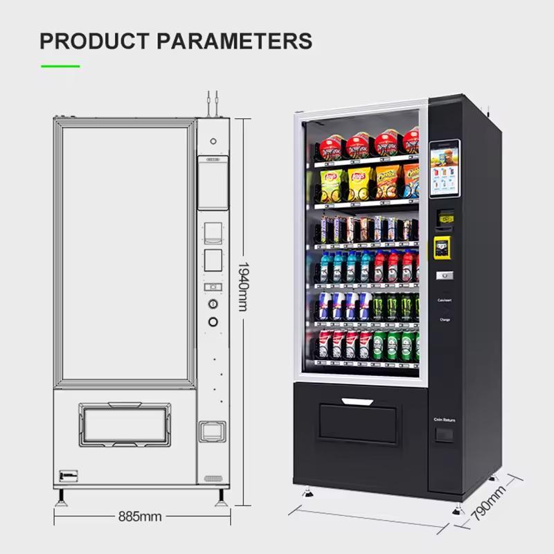 Máquina de Venda Automática Cl - Food Snacks Drinks avaliação e preço
