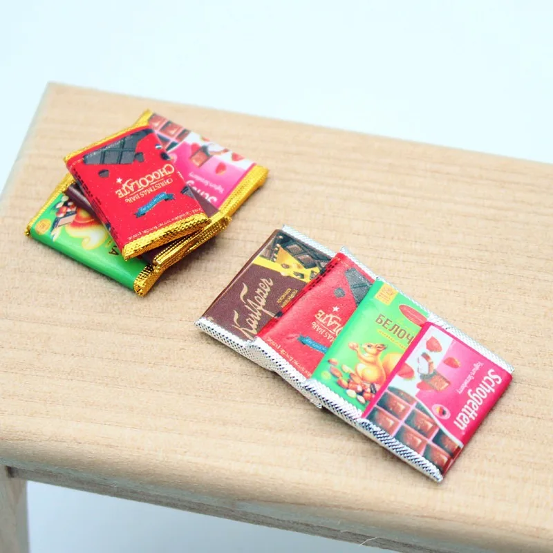 4 Peças de Miniaturas de Doces - Chocolate Snack avaliação e preço